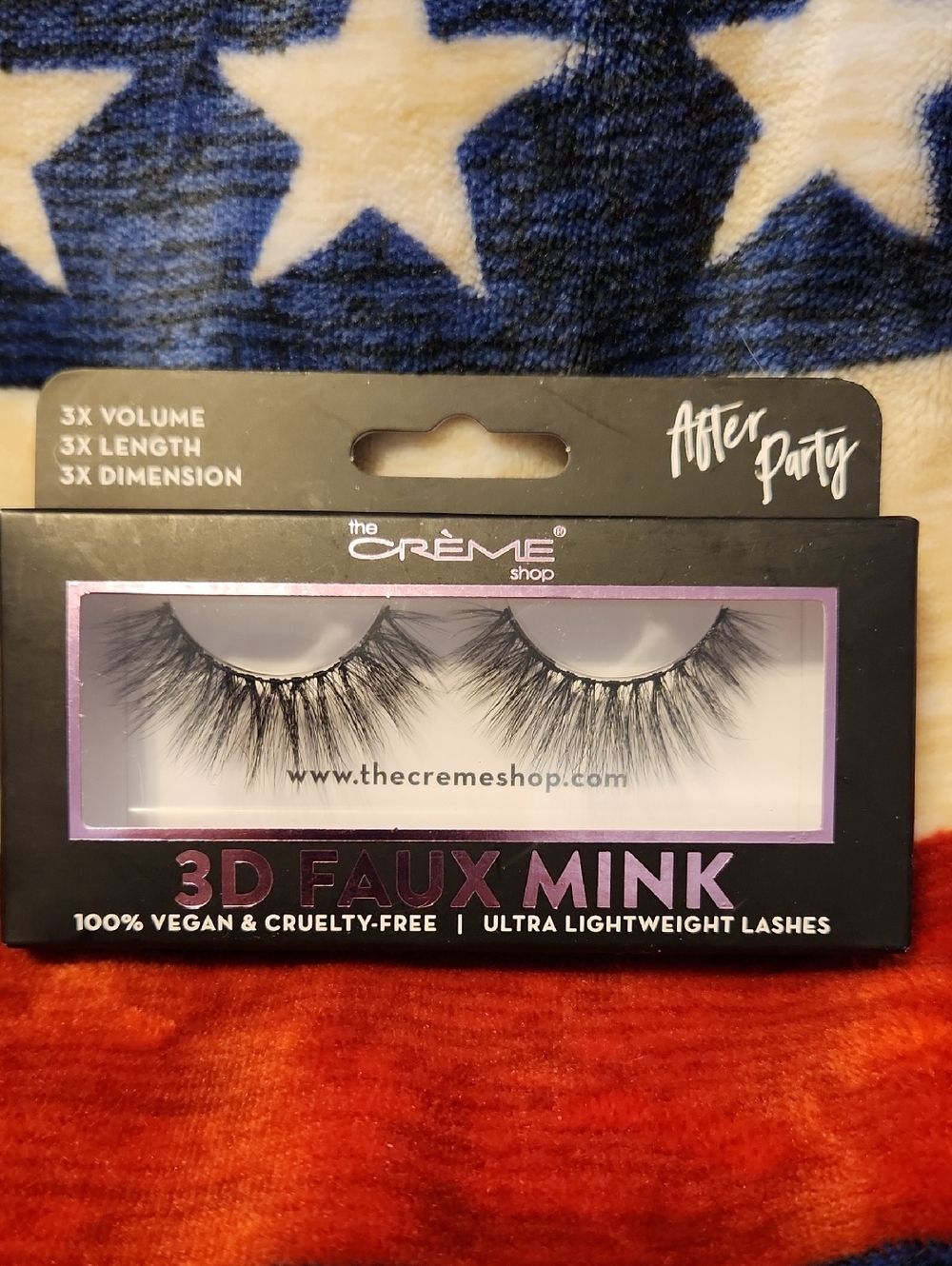 The Crème Shop After Party 3D Faux Mink Lashes - Black. After Party.